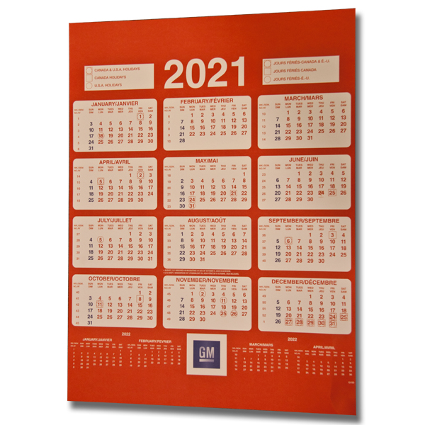 Poster Wall Calendar